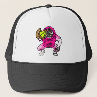 Casquette Receveur rose