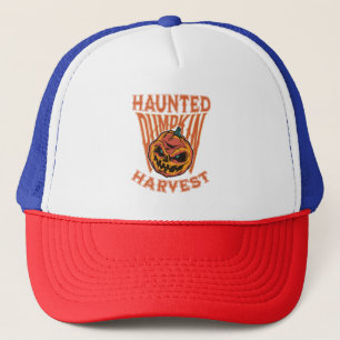 Casquette Récolte de citrouilles hantées – Halloween rétro