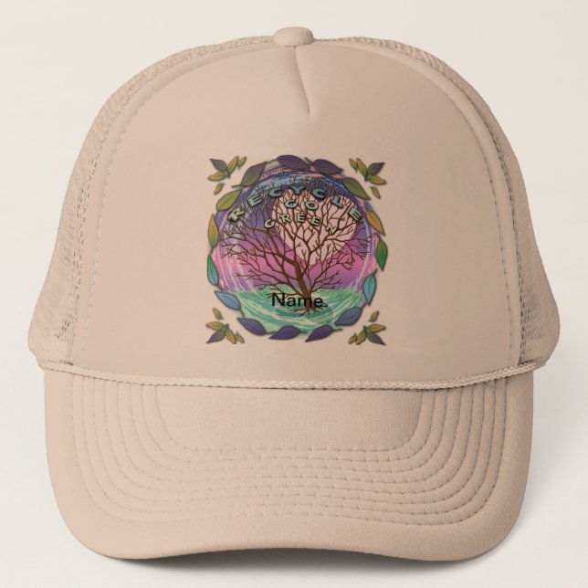 Casquette Recyclage devenez écolo (Devant)