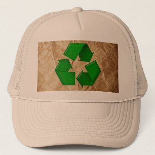 Casquette Recycler - Papier grumplé