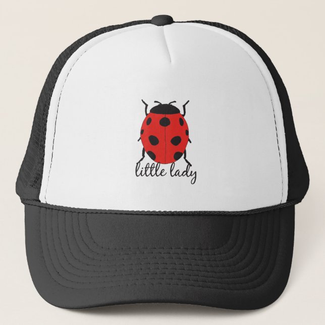Casquette Red & Black Baby Ladybug mignon Red Ladybug Insect (Devant)