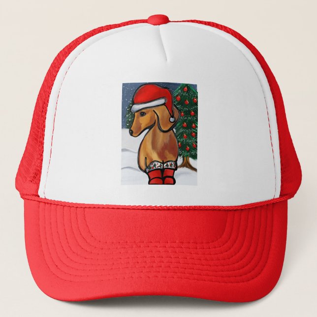 Casquette Red Dachshund (Devant)