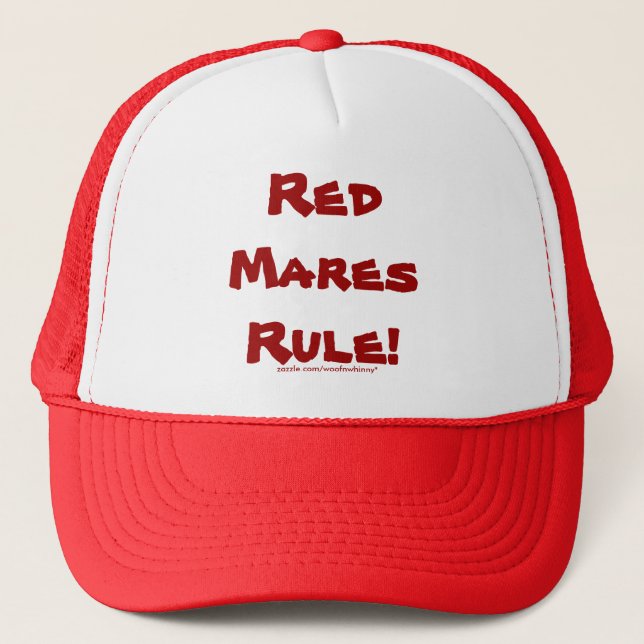 Casquette Red Mares Rule ! (Devant)