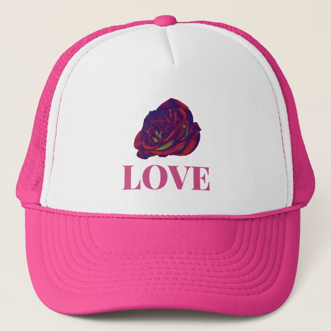Casquette Red Rose (Devant)