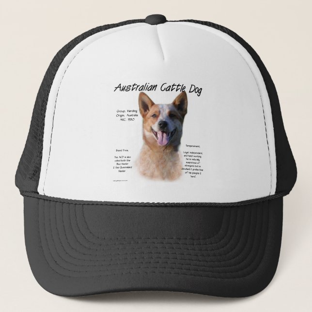 Casquette Red Speckle Australian Cattle Chig History (Devant)