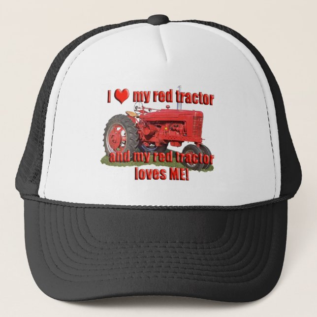 Casquette red_tracteur_amour (Devant)