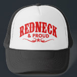 Casquette Redneck et Fière<br><div class="desc">Redondou et fière apparence de timbre Patiné</div>