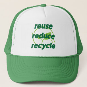 Casquette Réduire la réutilisation du recyclage