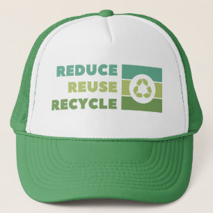 Casquette Réduire, réutiliser, recycler l'environnement Te