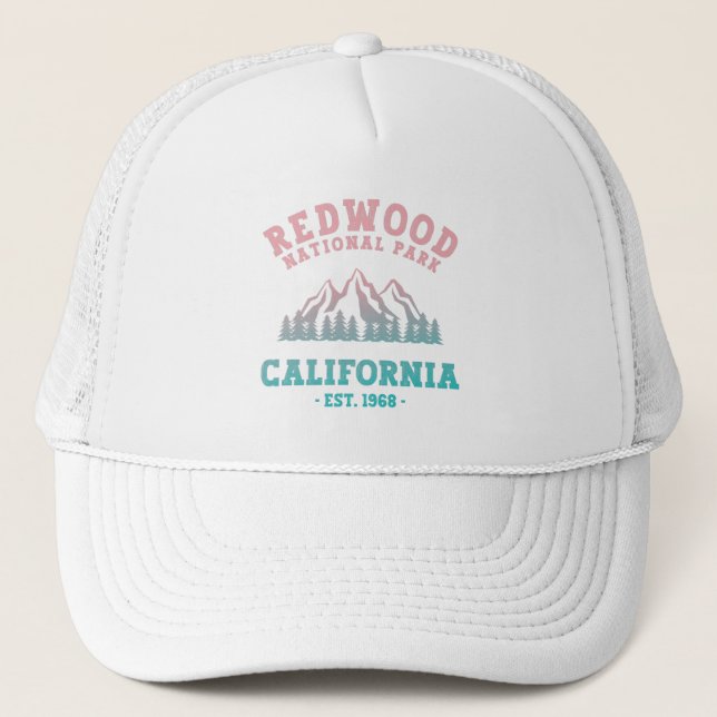 Casquette Redwood National Park California Gradient (Devant)