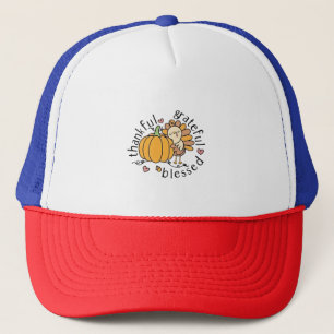Casquette Réflexion Grateful Blessé Thanksgiving drôle