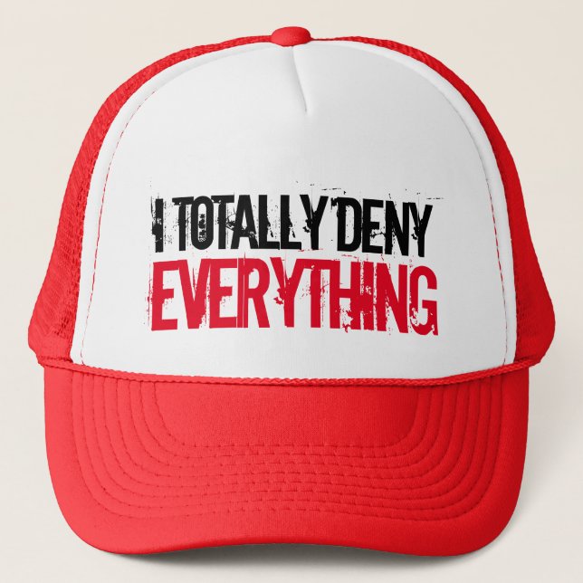 Casquette Refuser complètement tout amusant (Devant)