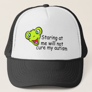 Casquette Regarder fixement moi ne me guérira pas autisme