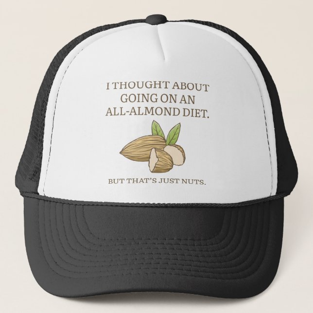 Casquette Régime aux amandes uniquement (Devant)