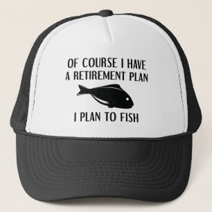 Casquette Régime de retraite Pêche