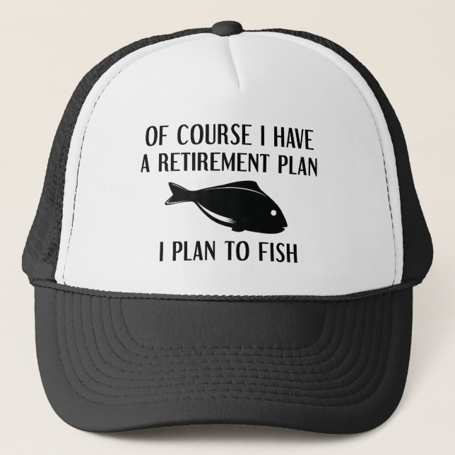 Casquette Régime de retraite Pêche (Devant)