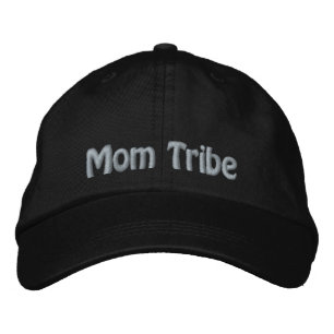 Casquette réglable de base brodée Mom Tribe