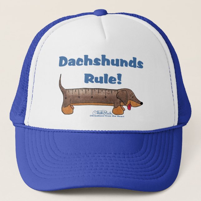 Casquette Règle Dachshunds (Devant)