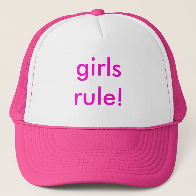 Casquette règle de filles ! (Devant)