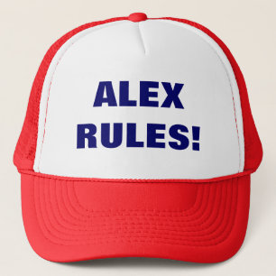 CASQUETTE RÈGLES D'ALEX !