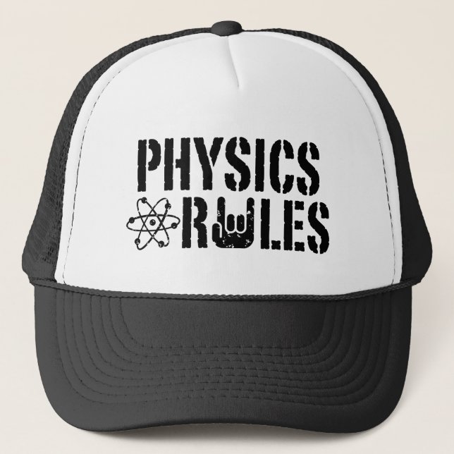 Casquette Règles de physique (Devant)