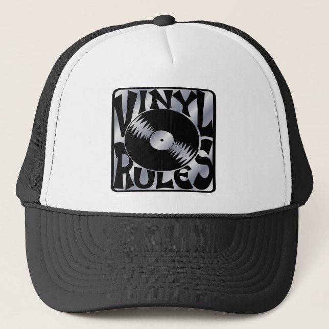 Casquette Règles de vinyle (Devant)