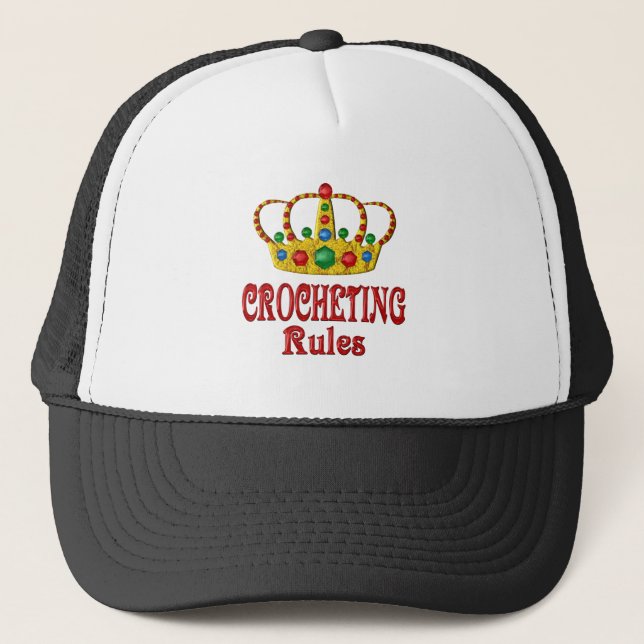 CASQUETTE RÈGLES FAISANTES DU CROCHET (Devant)