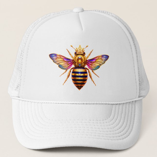 Casquette Reine Abeille Avec Couronne (Devant)