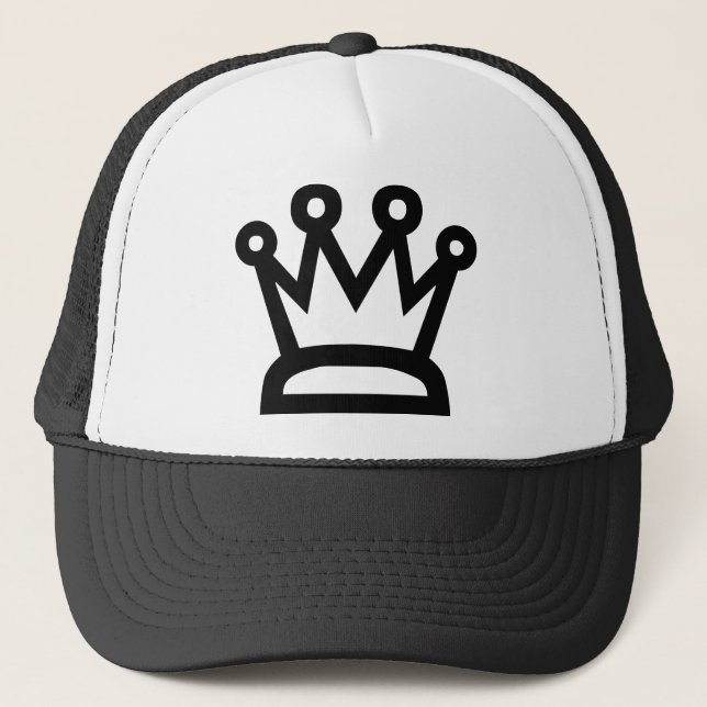Casquette Reine blanche (Devant)
