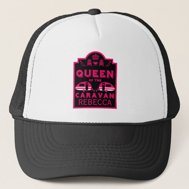 Casquette Reine de la Caravane (Devant)