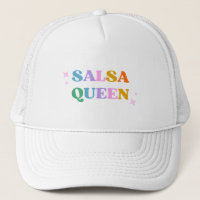 reine de la salsa typographie colorée rétro modern