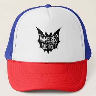 Casquette Réjouissances Nocturnes: Fête d'Halloween des Vamp