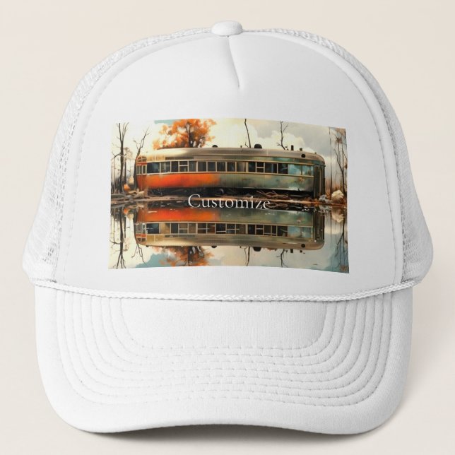 Casquette Remorque Caravan vintage RV Thunder_Cove (Devant)