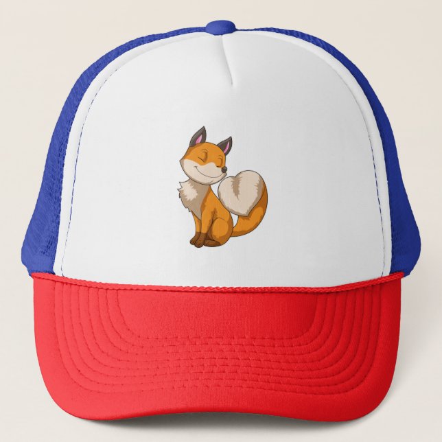 Casquette Renard avec coeur (Devant)