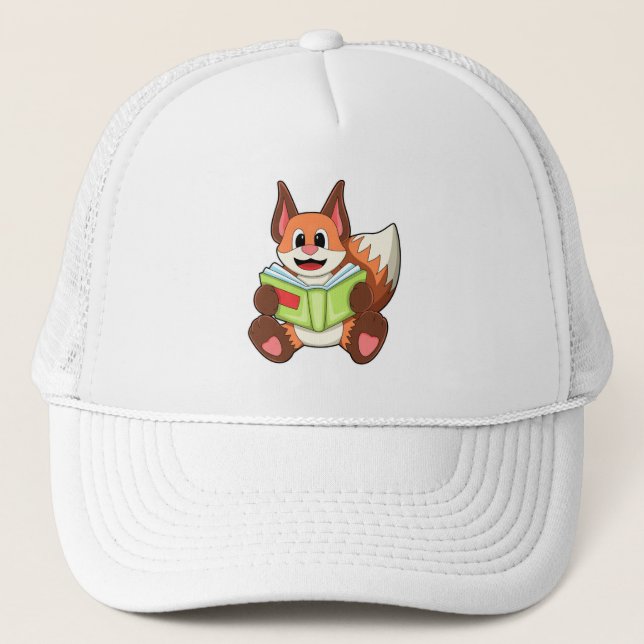 Casquette Renard avec livre (Devant)
