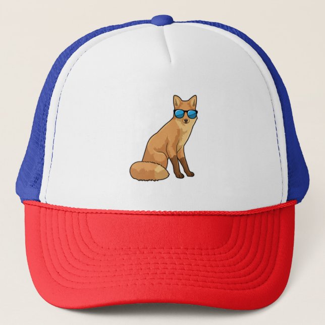 Casquette Renard avec lunettes de soleil (Devant)