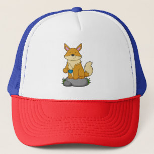 Casquette Renard avec tasse de café