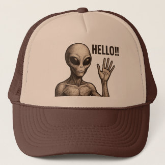 Casquette Rencontre avec Grainy : La salutation des Aliens