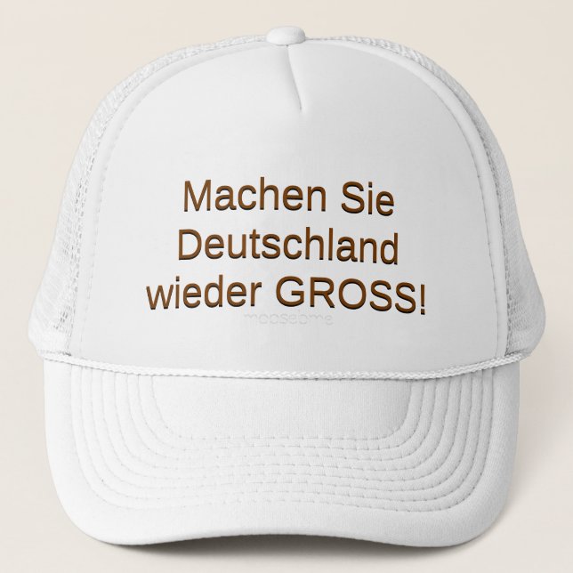 Casquette RENDEZ L'Allemagne GRANDE ! (Devant)
