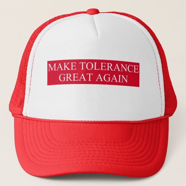 Casquette Rendre à la tolérance sa grandeur (Devant)