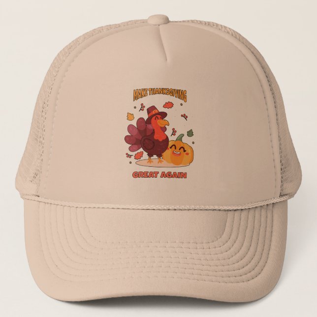 Casquette Rendre grand Thankesgiving (Devant)