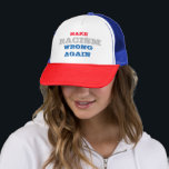 Casquette Rendre le racisme mauvais<br><div class="desc">Make racism wrong again trucker hat</div>