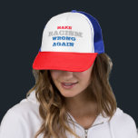 Casquette Rendre le racisme mauvais<br><div class="desc">Make racism wrong again trucker hat</div>
