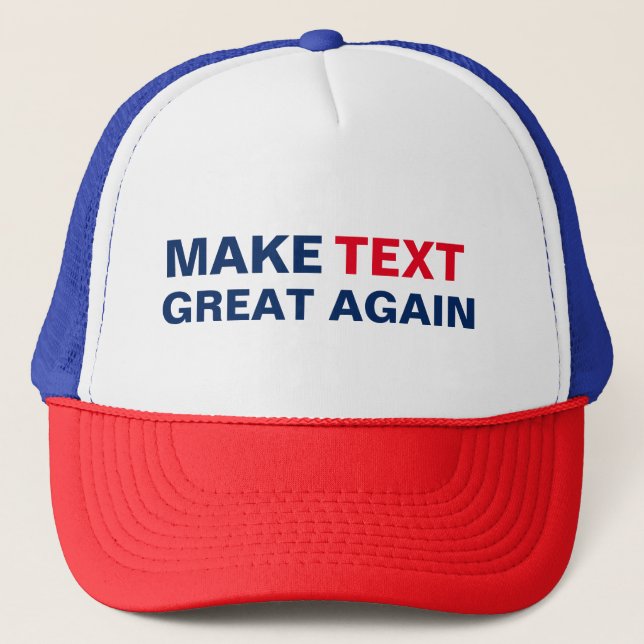 Casquette Rendre le texte personnalisé plus agréable (Devant)