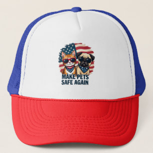 Casquette Rendre les animaux de compagnie en sécurité Trump