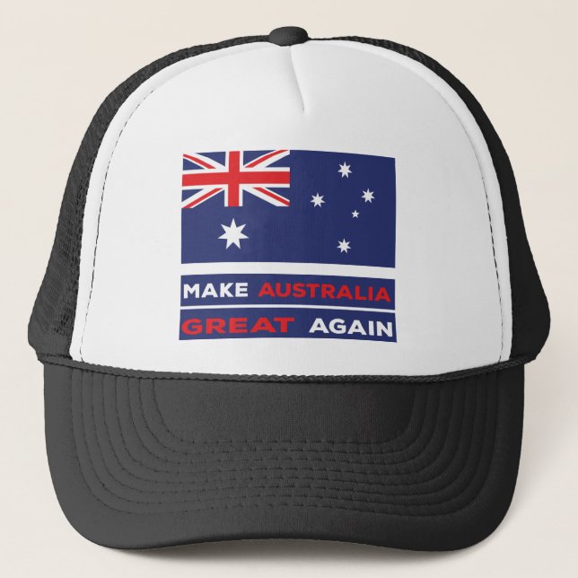 Casquette Rendre sa grandeur à l'Australie (Devant)