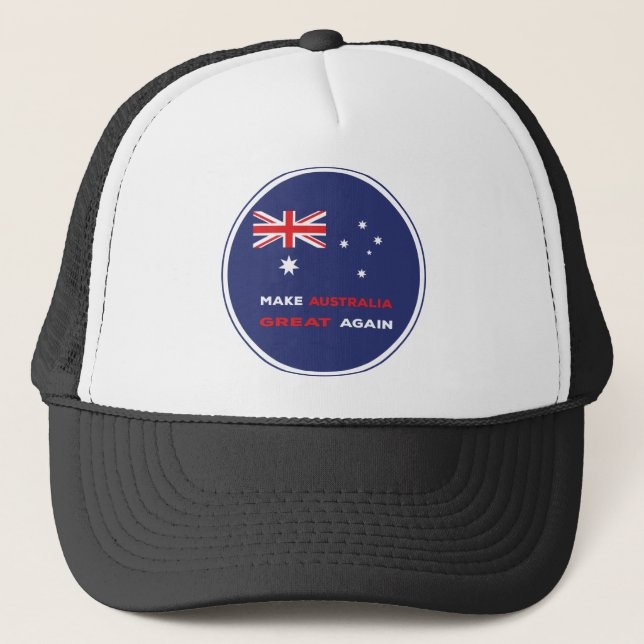 Casquette Rendre sa grandeur à l'Australie (Devant)