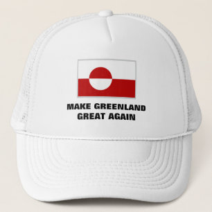 Casquette Rendre sa grandeur au Groenland Drapeau Kalaallit