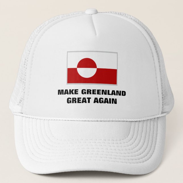 Casquette Rendre sa grandeur au Groenland Drapeau Kalaallit  (Devant)