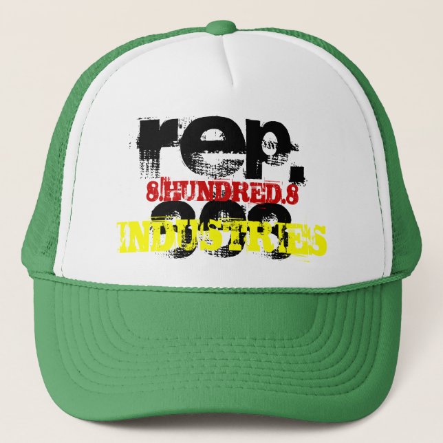 CASQUETTE REP.808, 8.HUNDRED.8, INDUSTRIES (Devant)